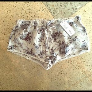 NWT Zara pj lounge shorts